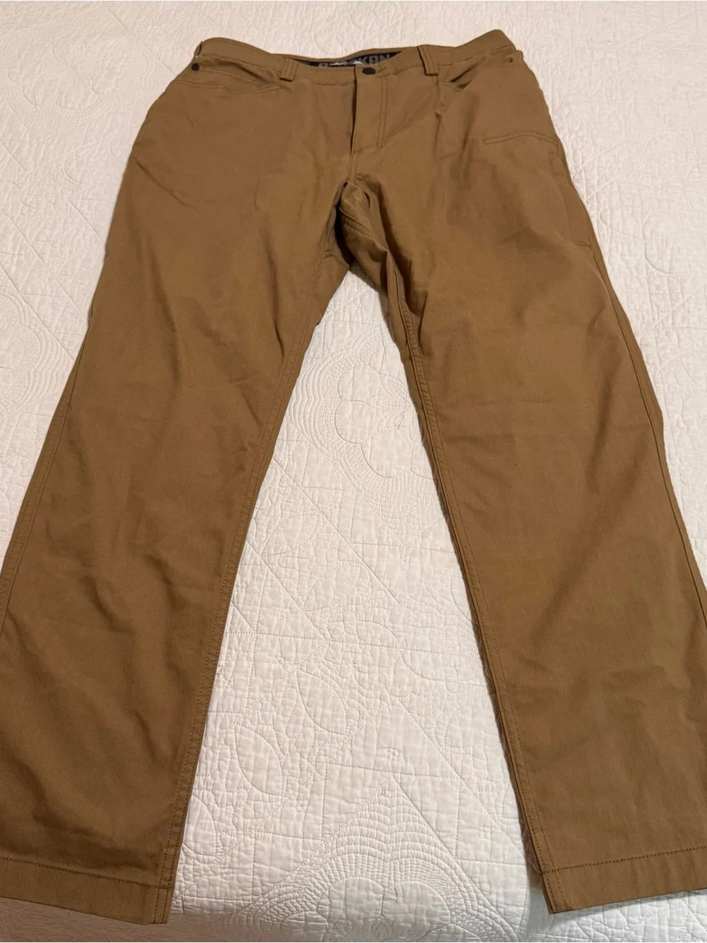 Alaska Gear Duluth Women’s Brown Work Chino Pants 14 Short